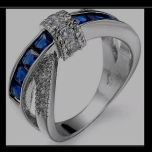 Blue Sapphire Twist Band